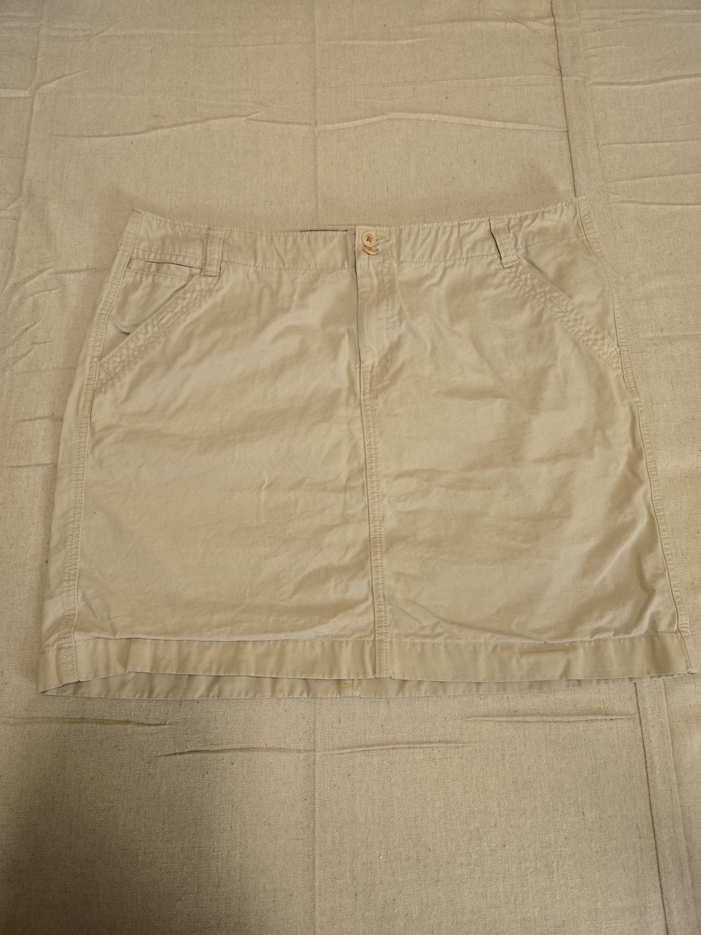 Tommy Hilfiger Khaki Skirt Women's Size 16 Cotton